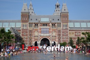 Museum square, Amsterdam, summer