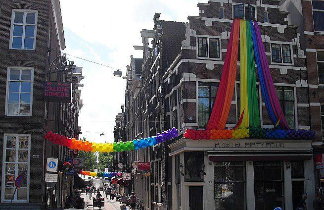 The Amstel river and its local gay scene